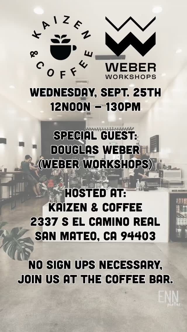Coffee with Douglas Weber and The Bird event flyer