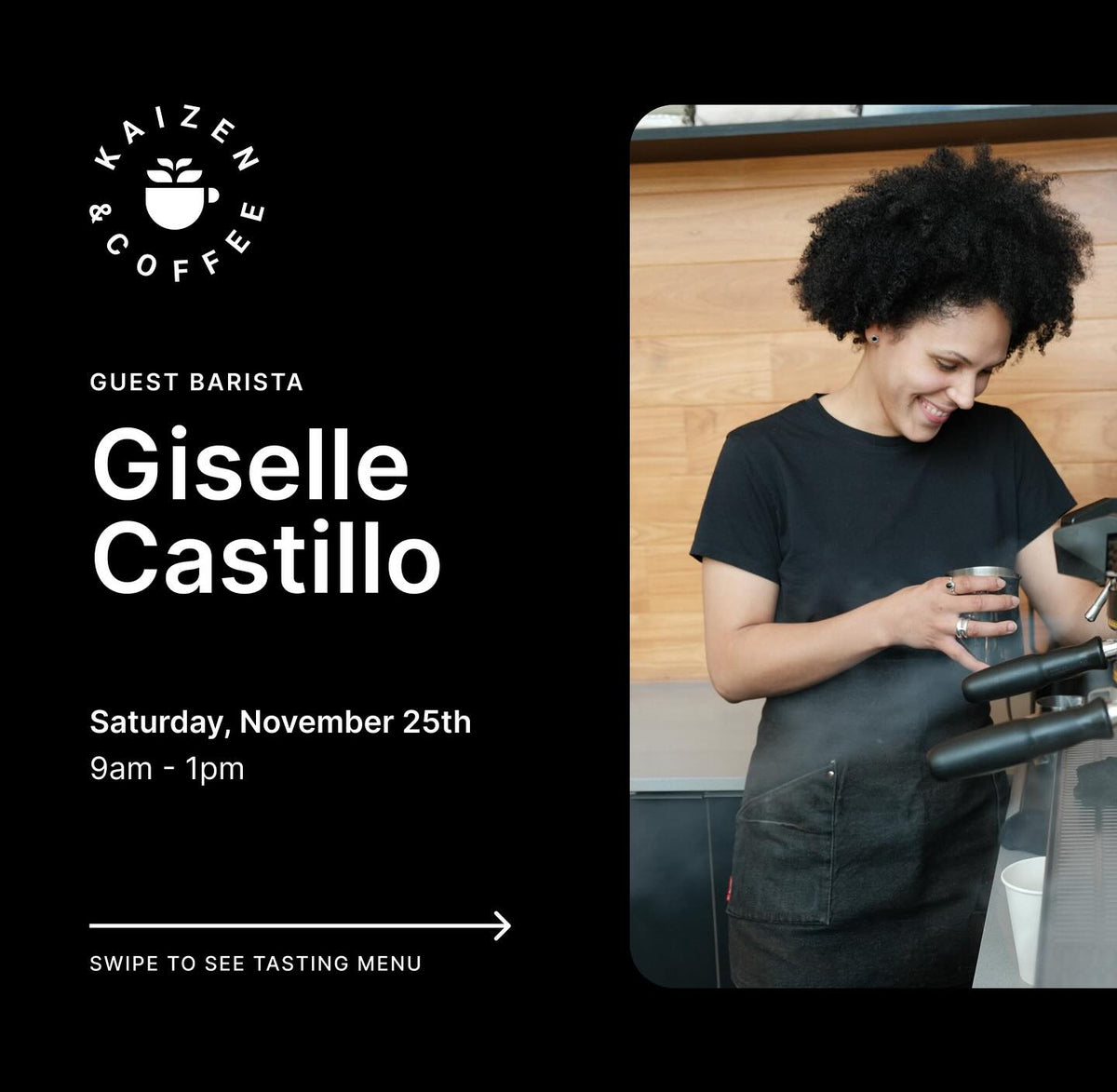 Guest Barista Giselle Castillo — November 2023