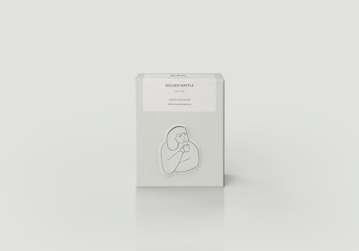 DAK Golden Waffle — Espresso coffee box, original roaster image