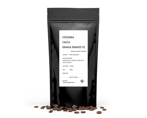Colombia Cauca Granja Paraiso 92 Pink Bourbon coffee by Glitch Coffee Roasters