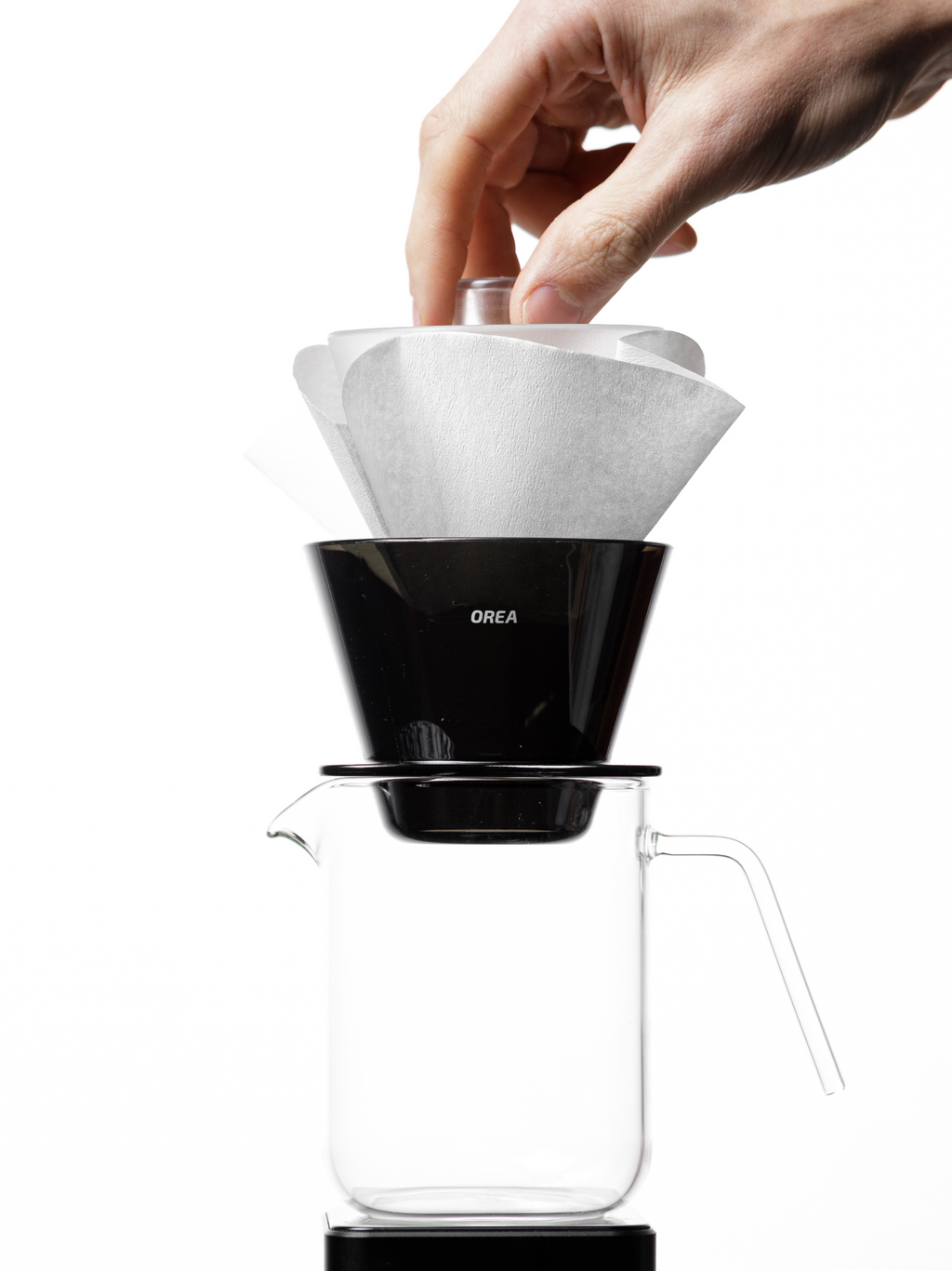 Cafetera OREA O2 — Negro Darth — fotografía oficial del producto 4