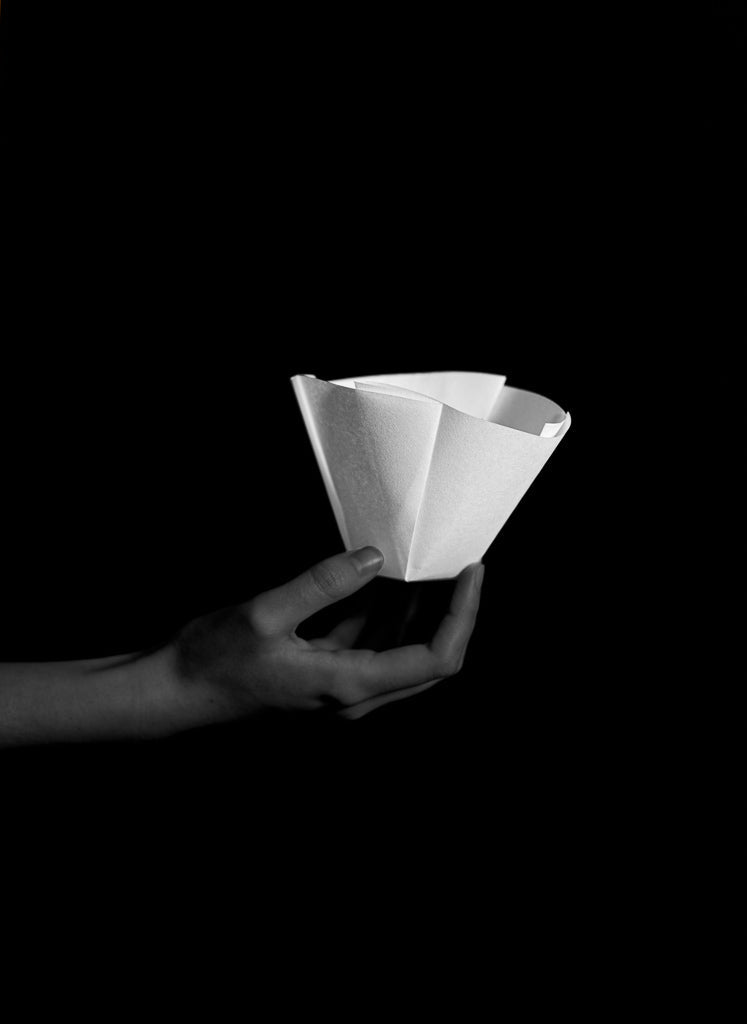Sibarist FLAT filter paper shown folded; filters only