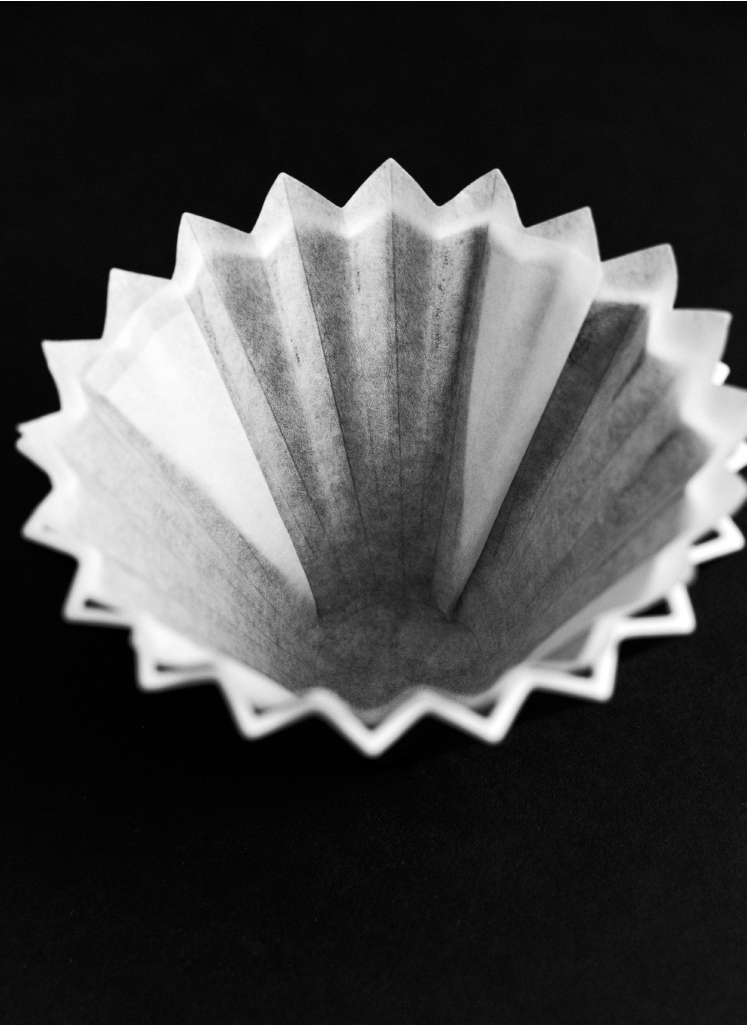 Sibarist ORIGAMI Special Edition filter fitted to an ORIGAMI brewer; brewer not included